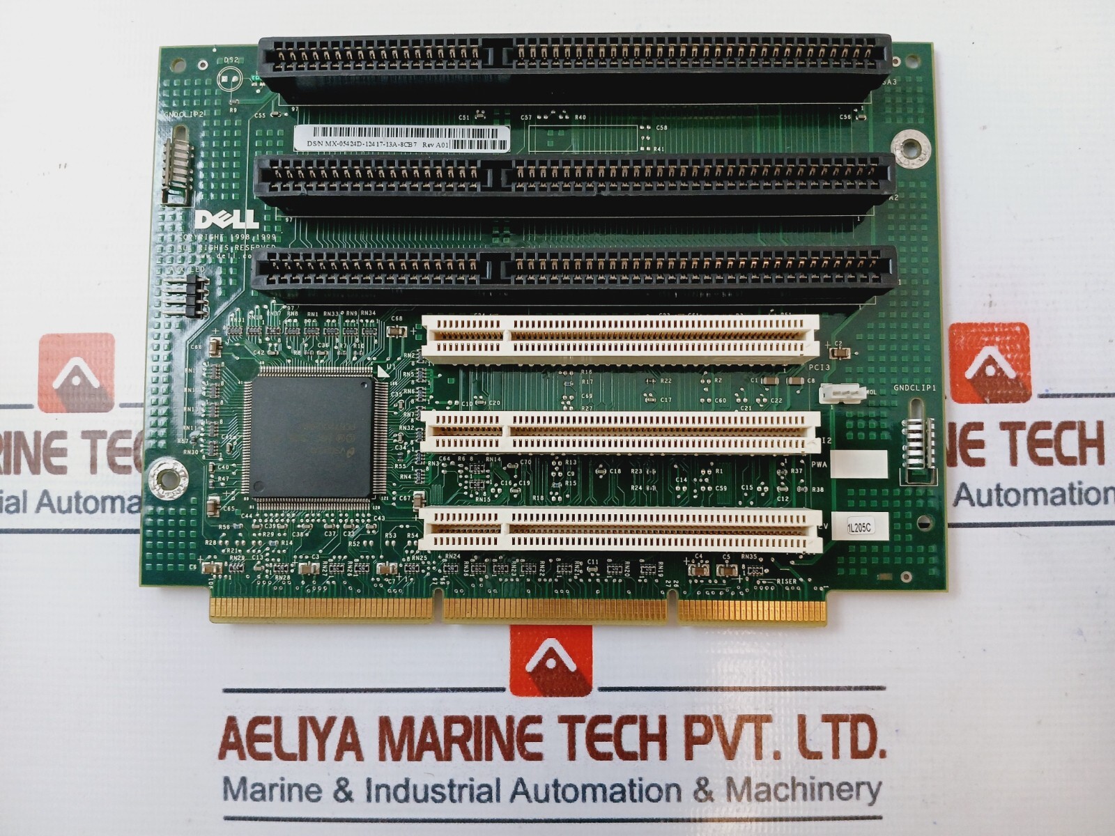 Dell MX-05424D-124 Backplane Board 17-13A-8CB 7, TS-M-8V03C REV. A01 PWB 3124D