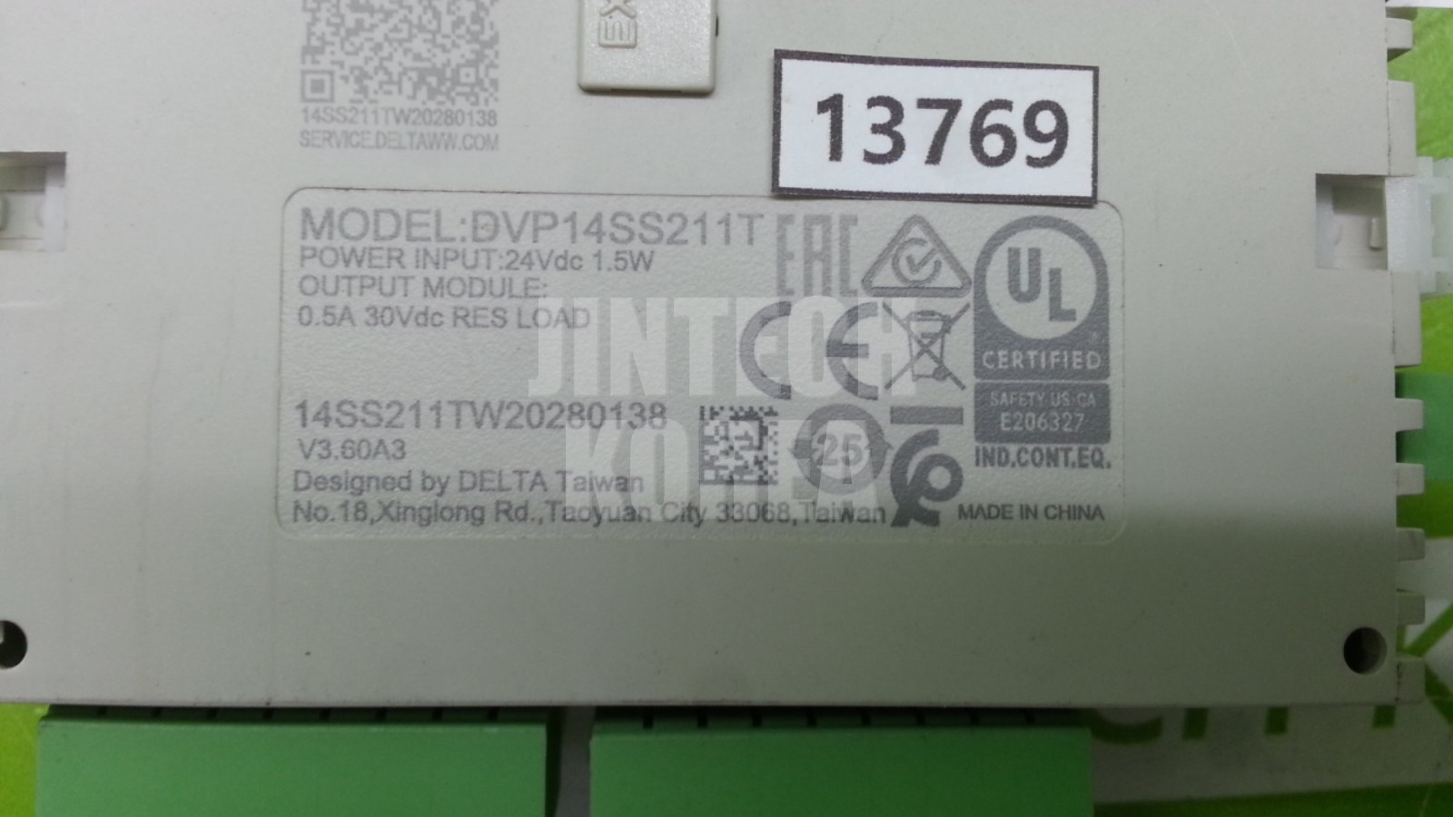 DELTA DVP14SS211T DVP-SS2 Series PLC CPU Main Unit Board Tested