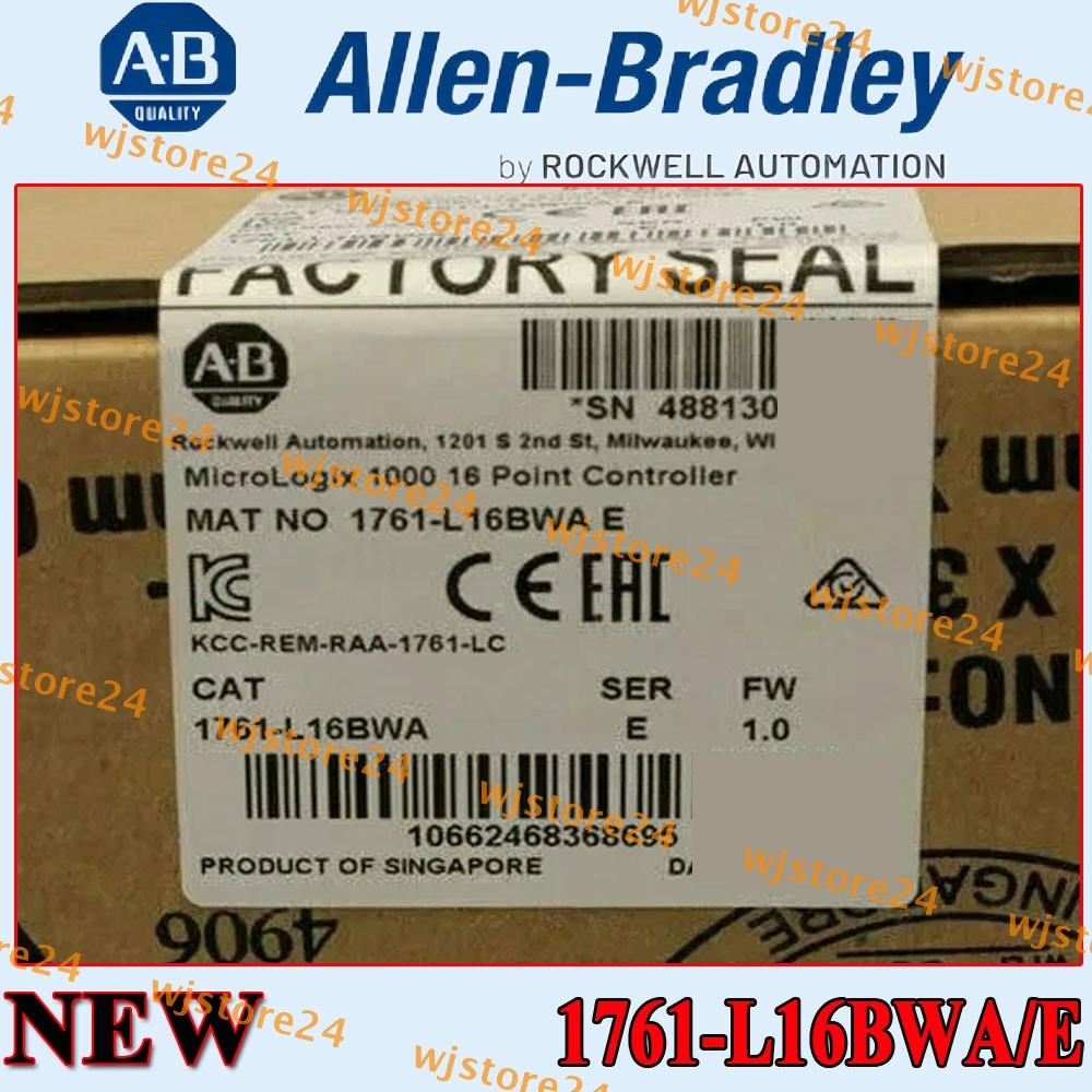 NEW PLC 1761-L16BWA/E MicroLogix 1000 16 Point Controller 1761L16BWA – NEW