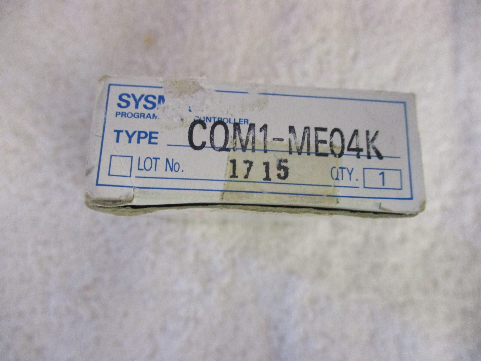 NIB Omron PLC Memory Module CQM1-ME04K