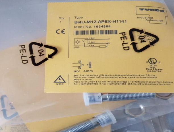 NEW TURCK Proximity Switch BI4U-M12-AP6X-H1141 BI4U M12 AP6X H1141