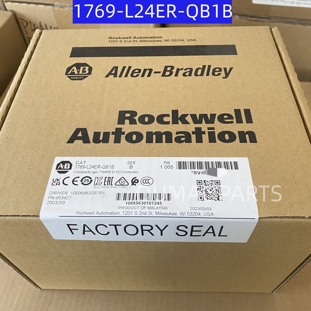 NEW Allen-Bradley 1769-L24ER-QB1B AB CompactLogix 750KB DI/O Controller 2023 TX
