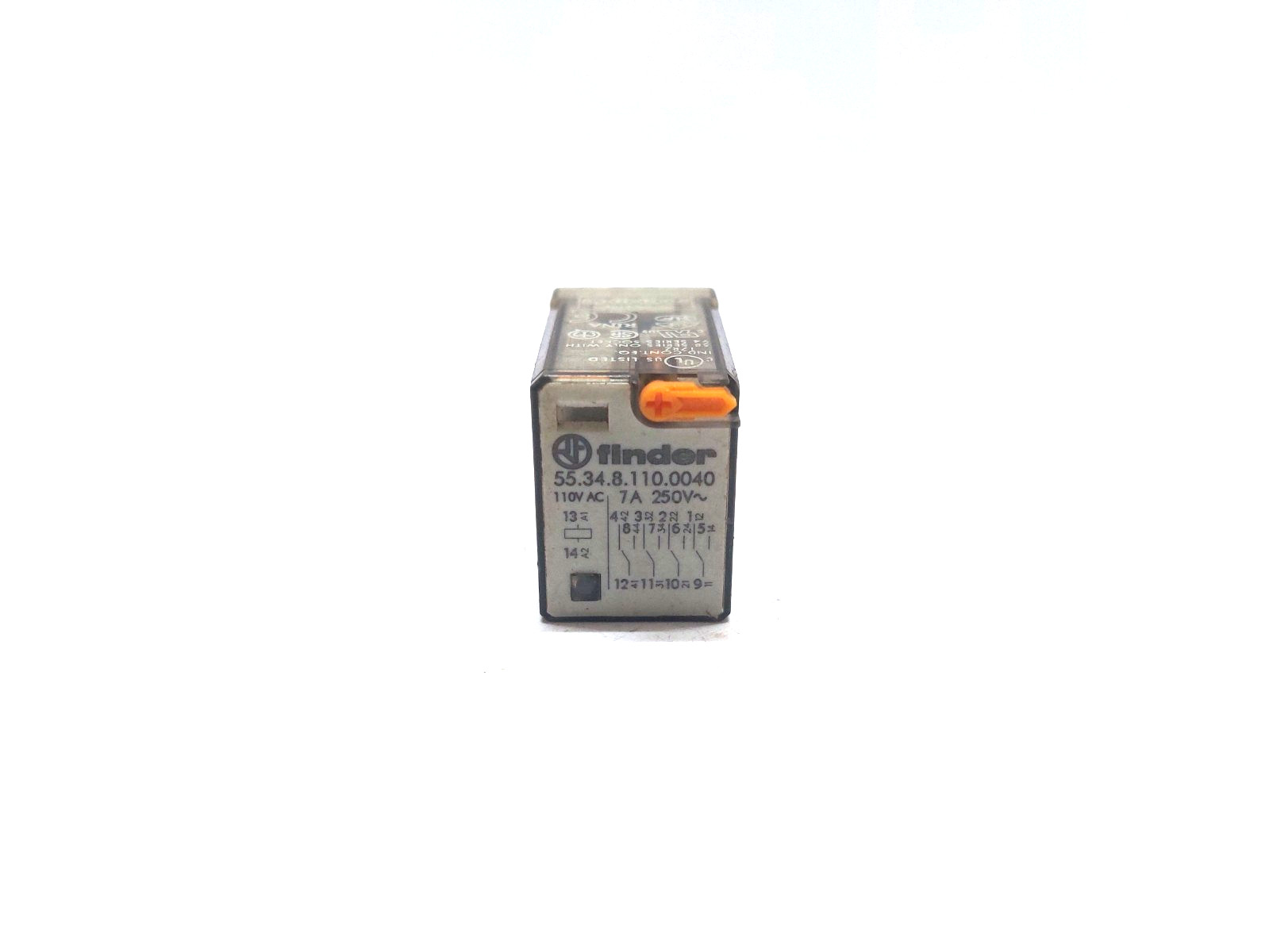 FINDER 55.34.8.110.0040 RELAY 110V AC 7A 250V~ / LOT OF 5