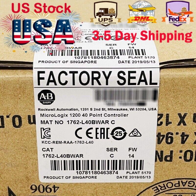 Allen-Bradley MicroLogix 1200 40 Point Controller 1762-L40BWAR US Free Tax