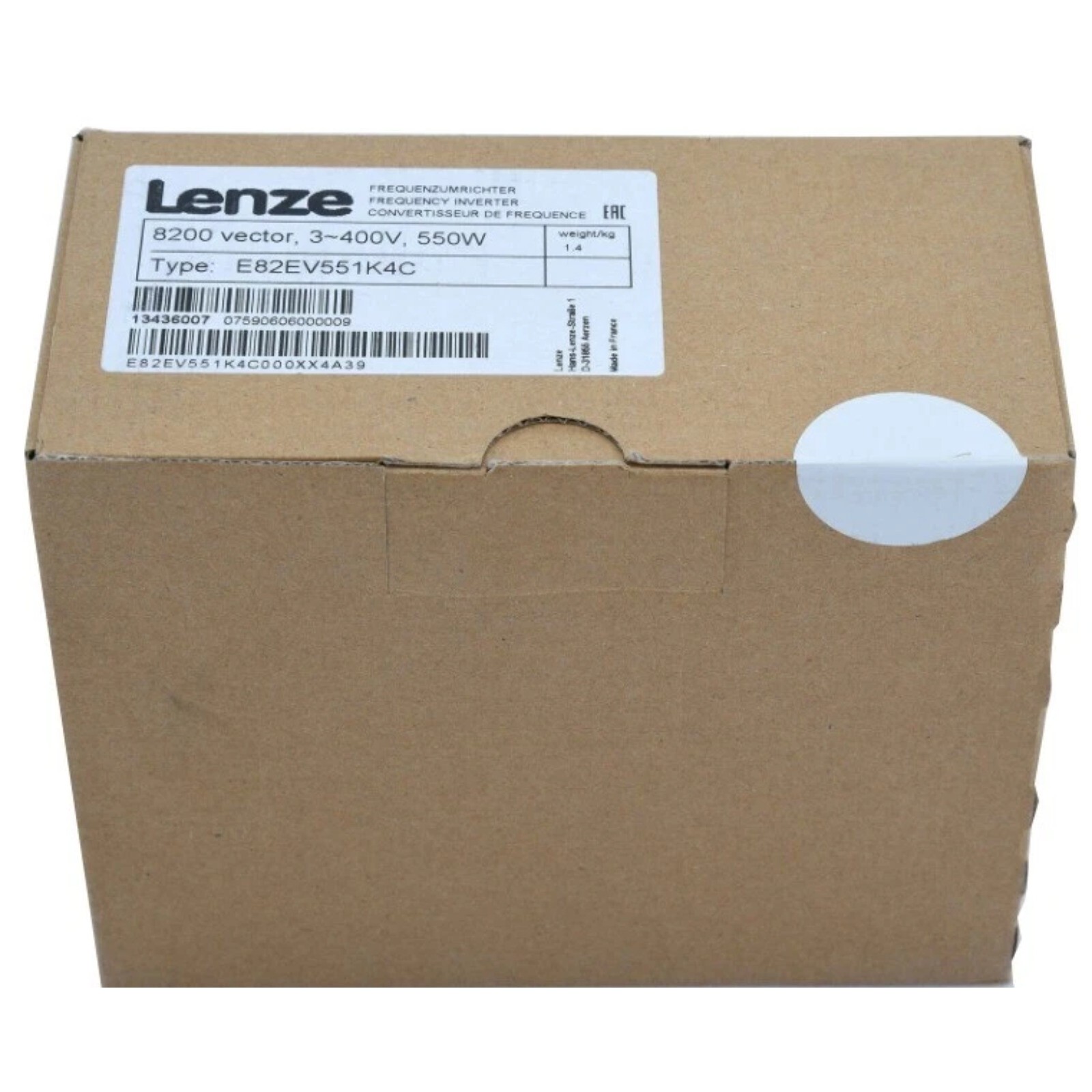 NEW LENZE E82EV551K4C NEW LENZE E82EV551_4C Inverter 8200 Vector 0.55kW