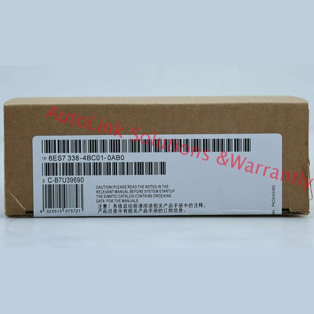 6ES7338-4BC01-0AB0 1PC NEW SIMATIC S7-300 Signal Module 6ES73384BC010AB0
