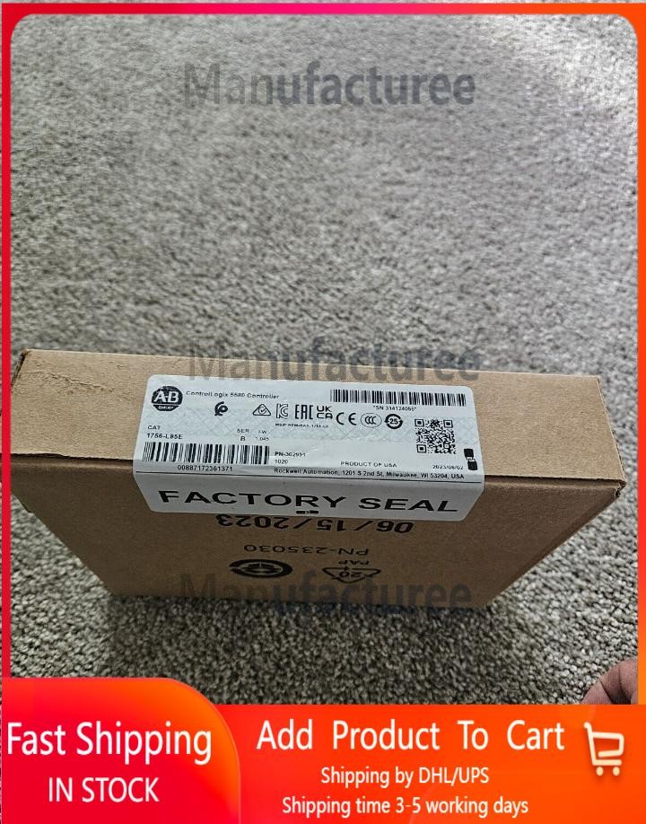 Allen-Bradley 1756-L85E ControlLogix 5580 Controller 1756L85E NEW IN BOX