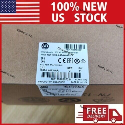 Sealed NEW PLC 1762-L40AWAR Ser C MicroLogix 1200 Controller FREE SHIPPING