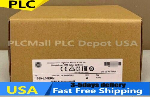 New Factory Sealed AB 1769-L30ERM / A CompactLogix 1MB Motion Controller