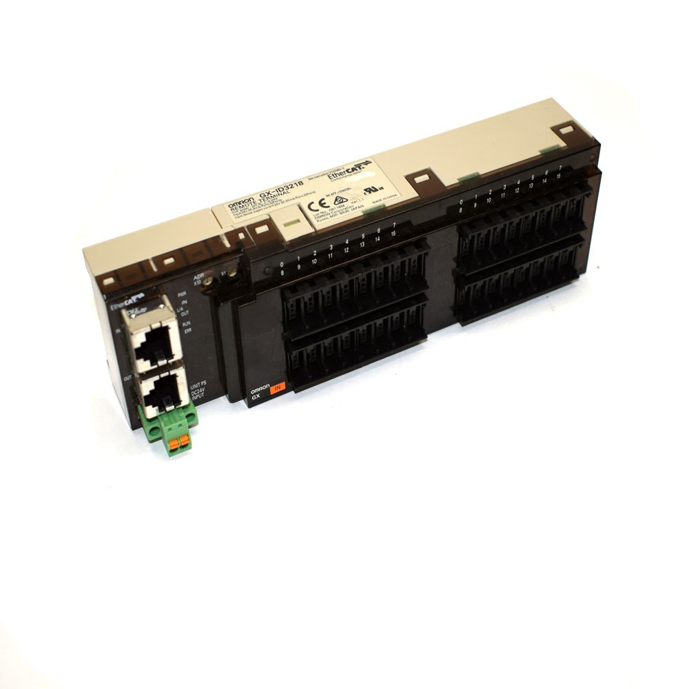 Omron GX-ID3218 EtherCAT Digital Input Unit 180mm x 52mm x 43.85mm 32 Inputs
