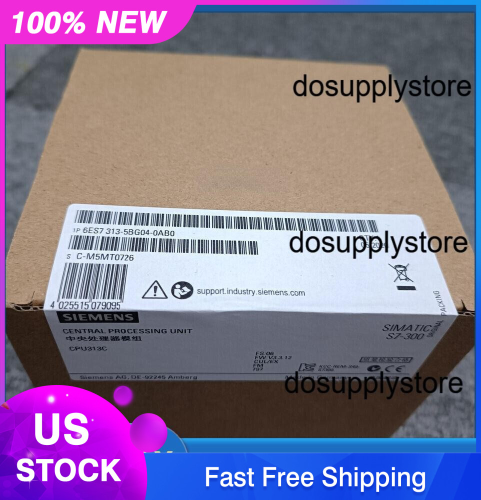 6ES7313-5BG04-0AB0 New original Siemens 6ES7 313-5BG04-0AB0 1PCS Fast delivery