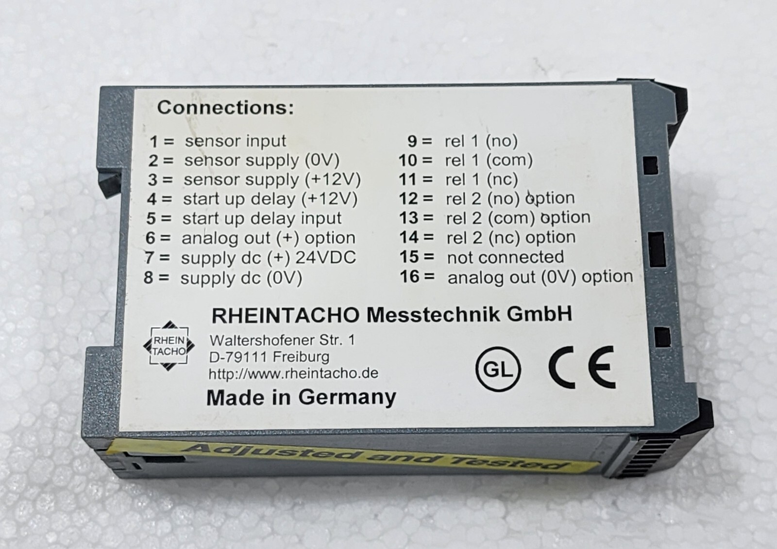5x RHEINTACHO 5823.200 SPEED MONITOR ROTAS FOR MARINE 1SS1002