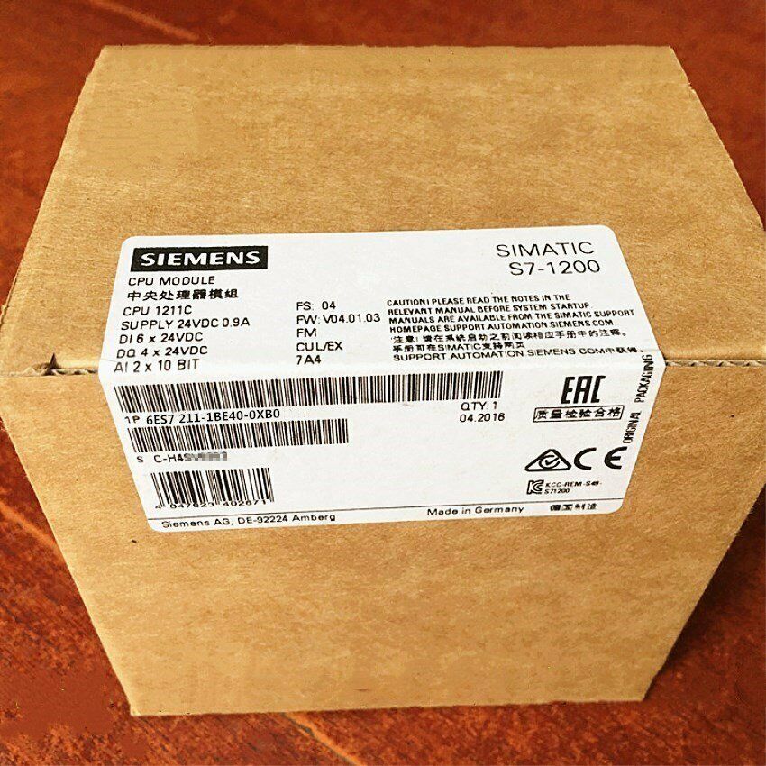NEW in box Siemens 6ES7 211-1BE40-0XB0 6ES7211-1BE40-0XB0 One year warranty