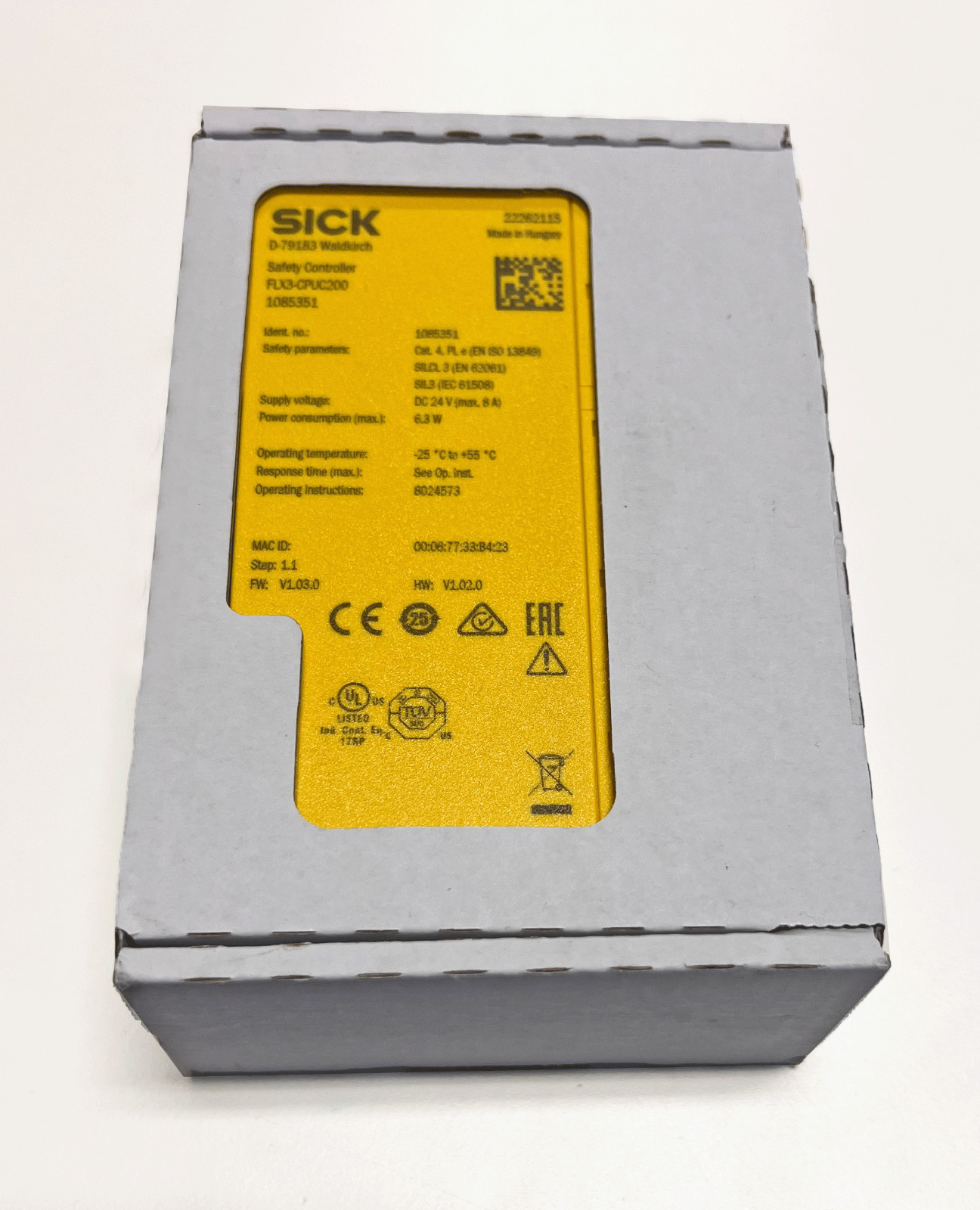 NEW SICK FLEXISOFT SAFETY CONTROLLER 1085351 FLX3-CPUC200 CPUc2 TCP Modbus SLMP