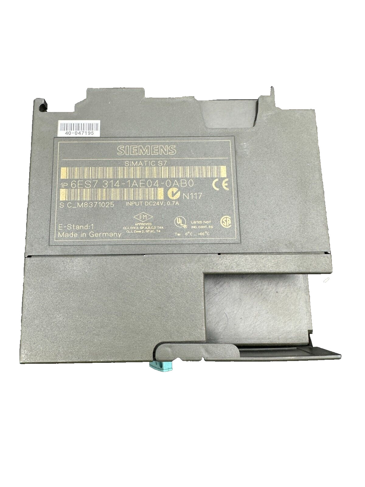 SIEMENS SIMATIC S7-300 CPU314 6ES7314-1AE04-0AB0