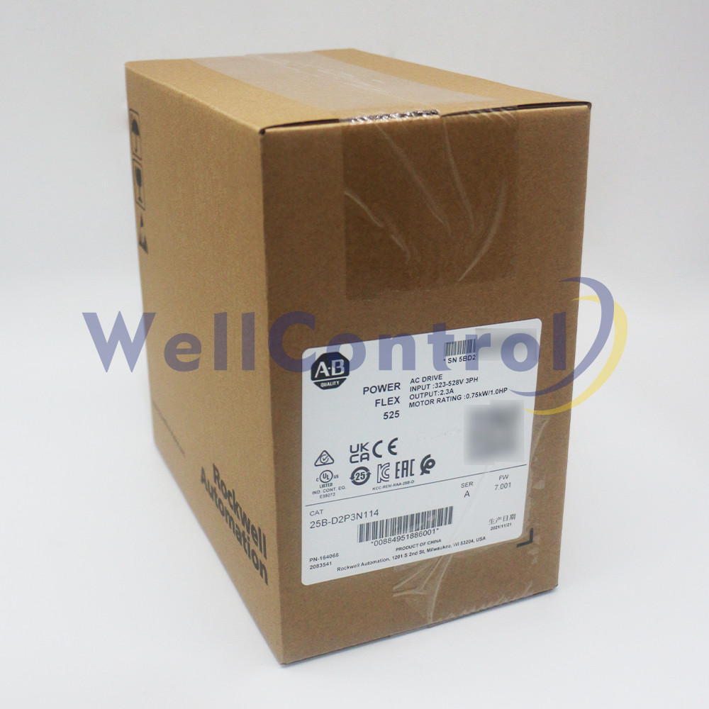 NEW Allen Bradley 25B-D2P3N114 PowerFlex 525 0.75kW 1Hp AC Drive 3PH