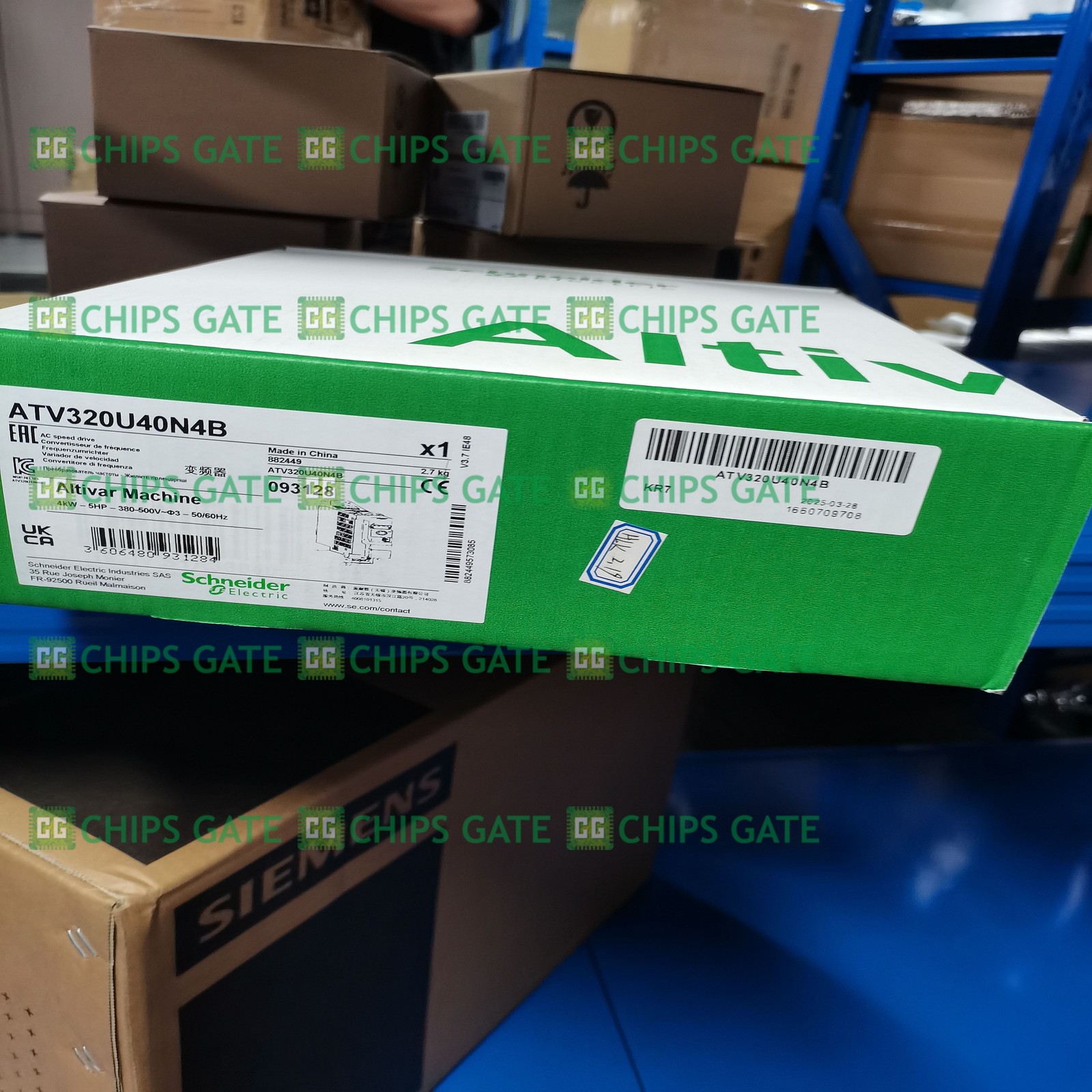 1PCS New Schneider ATV320U40N4B Fast ship with warranty