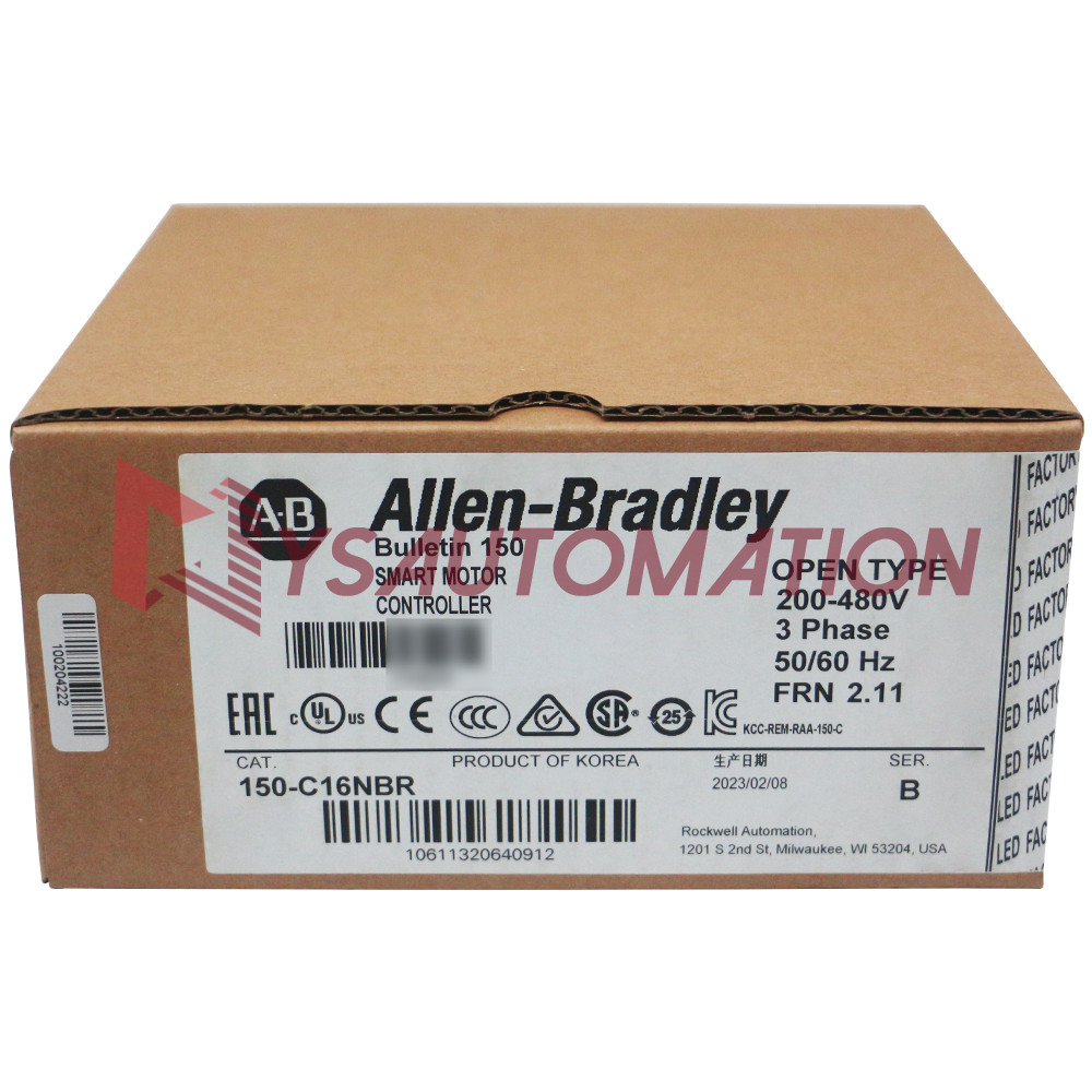 Allen Bradley Factory Sealed 150-C16NBR SMC-3 16A Smart Motor Controller