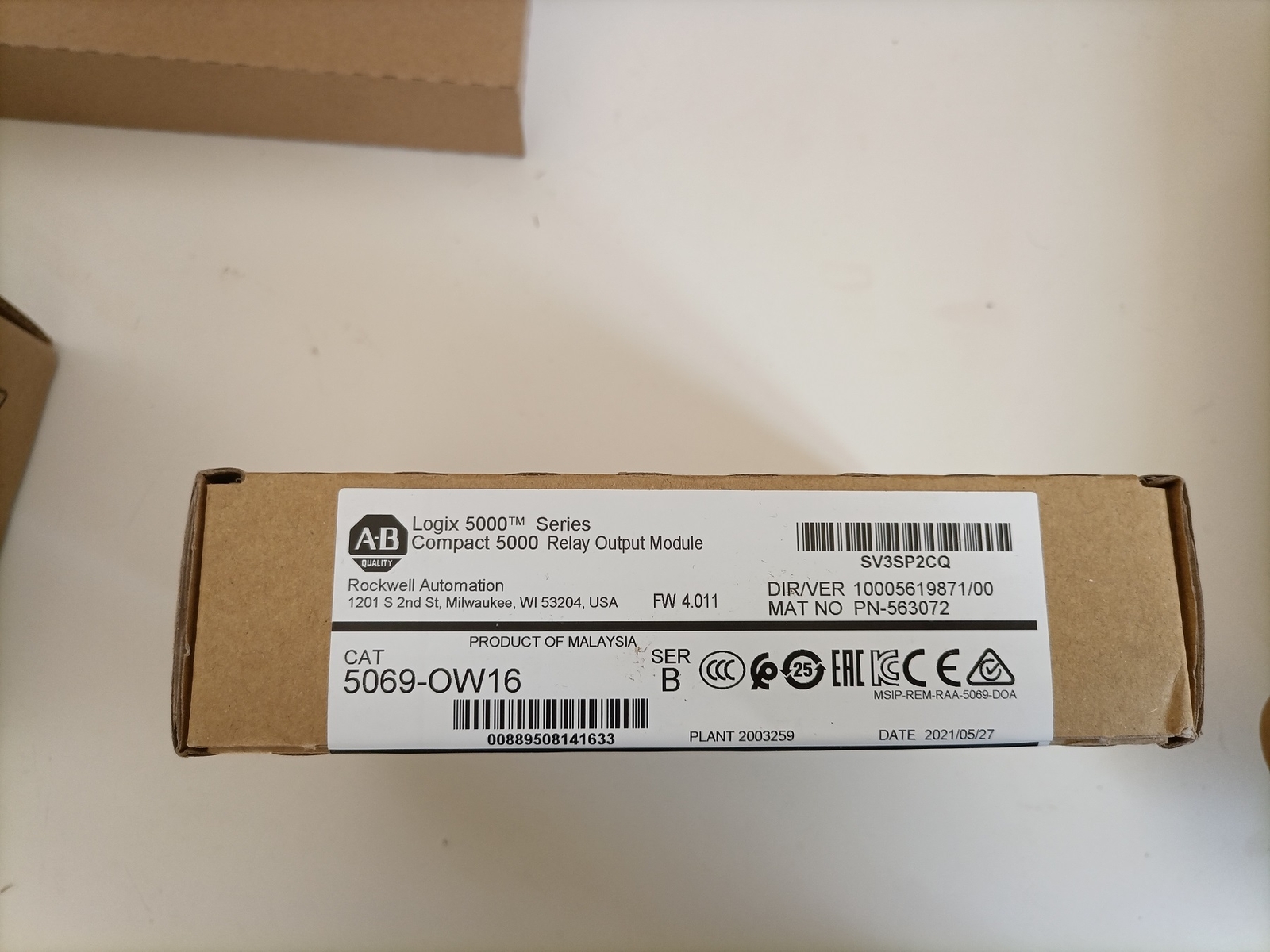 2021 NEW 5069-OW16 B Relay Output Module, 18-32VDC, 2A, 16-Channel FREE Fedex