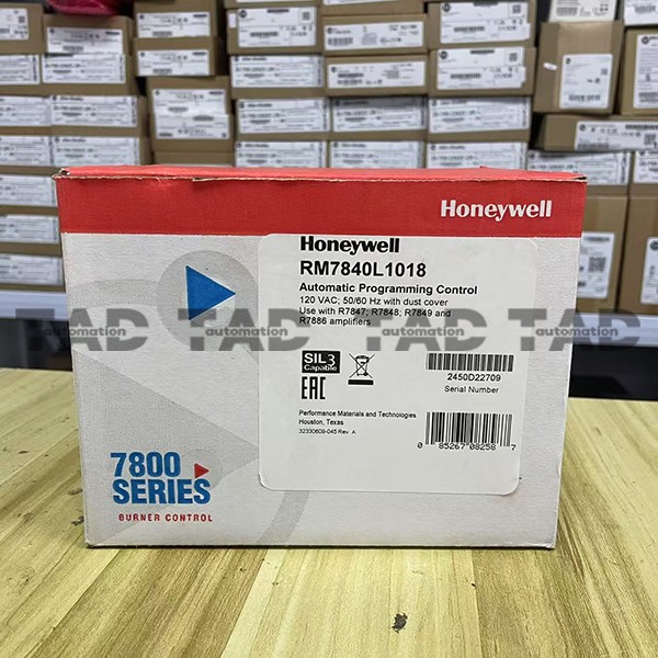 Brand New Honeywell RM7840L1018 120V AC Industrial Combustion Safety Controller