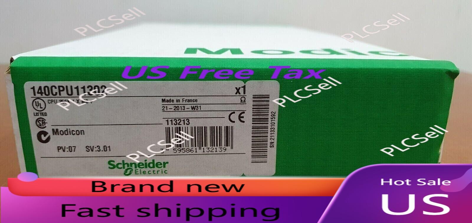 In Box 140CPU11302 140-CPU-11302 PLC Controller CPU Module US Free TAX