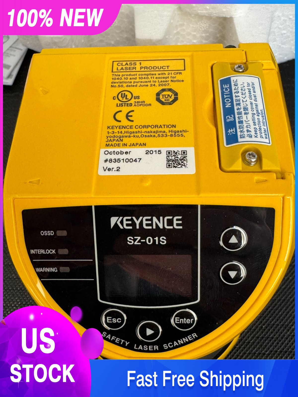 Keyence SZ-01S Laser Scanner