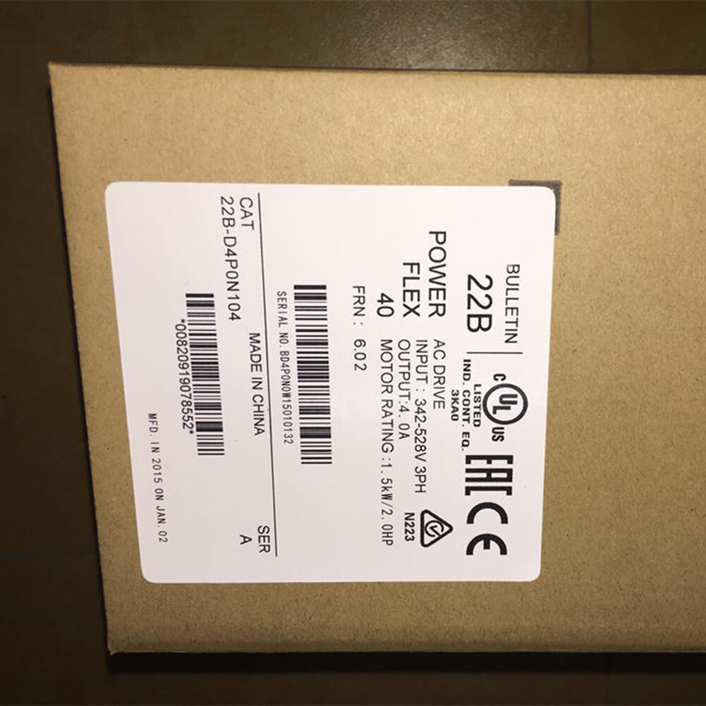 1 PCS New Factory Sealed AB 22B-D4PON104 Inverter 22B D4P0N104 1.5KW 380V In Box