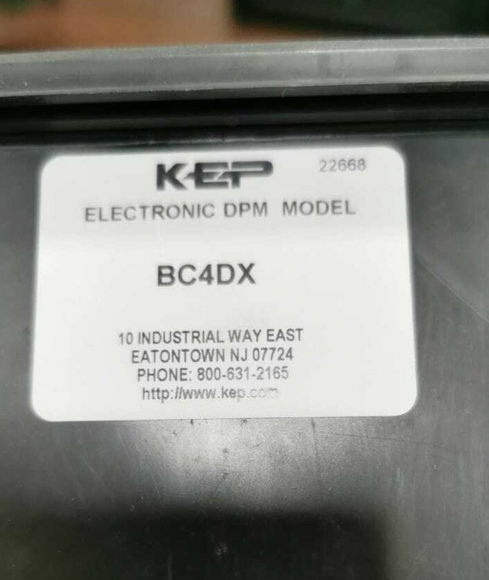 KEP ELECTRONIC DPM BC4DX DIGITAL PANEL METER