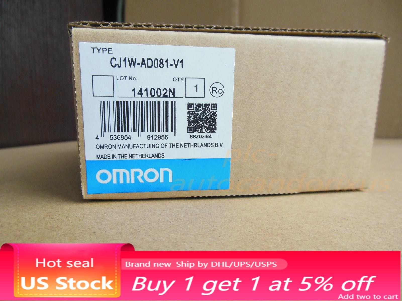 Omron CJ1W-AD081-V1 PLC Module CJ1WAD081V1 One Year Warranty US Free TAX