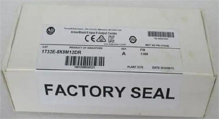 New Allen Bradley 1732E-8X8M12DR ArmorBlock 8 Input 8 Output Combo