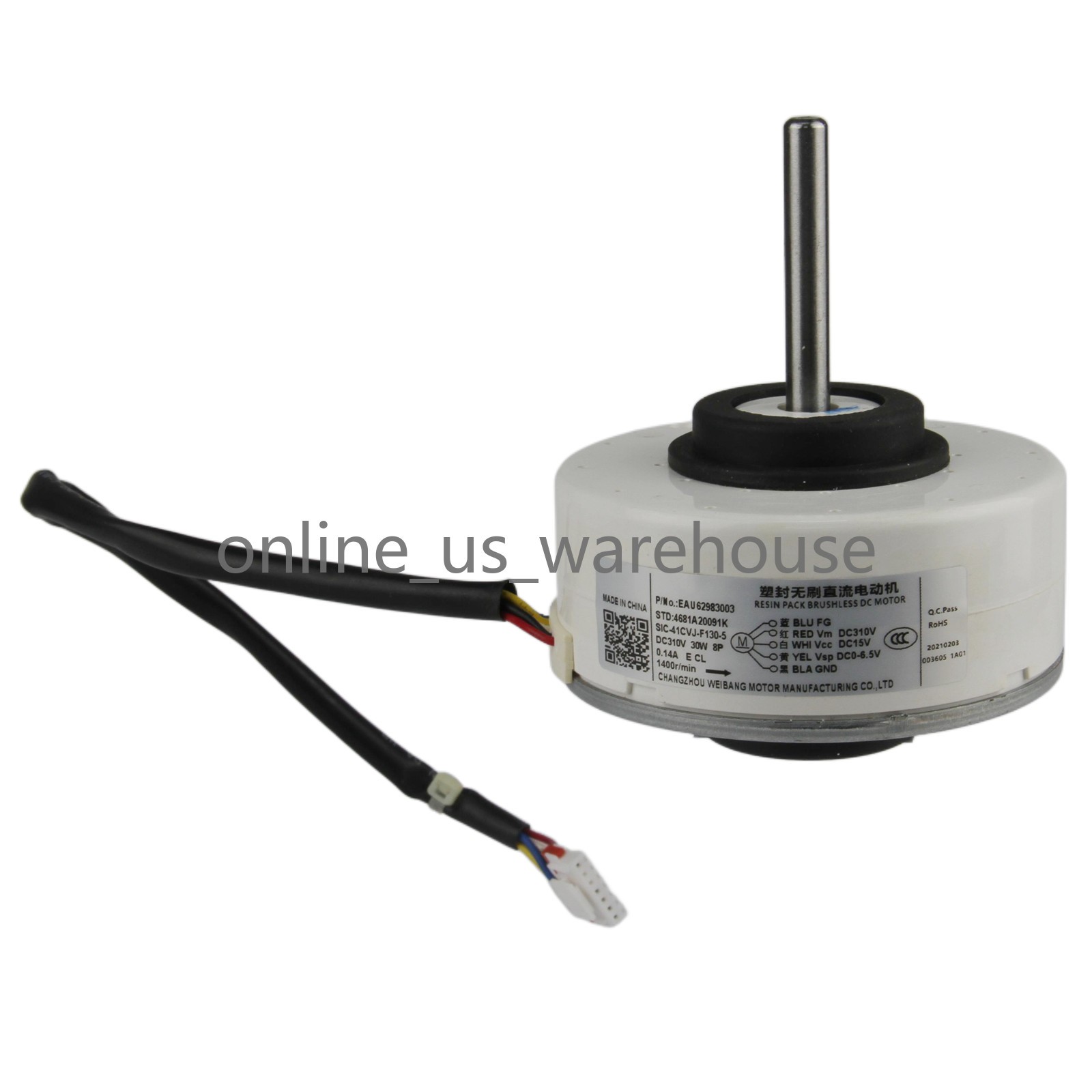 1PCS NEW EAU62983003 SIC-41CVJ-F130-5 4681A20091K For LG air conditioner motor