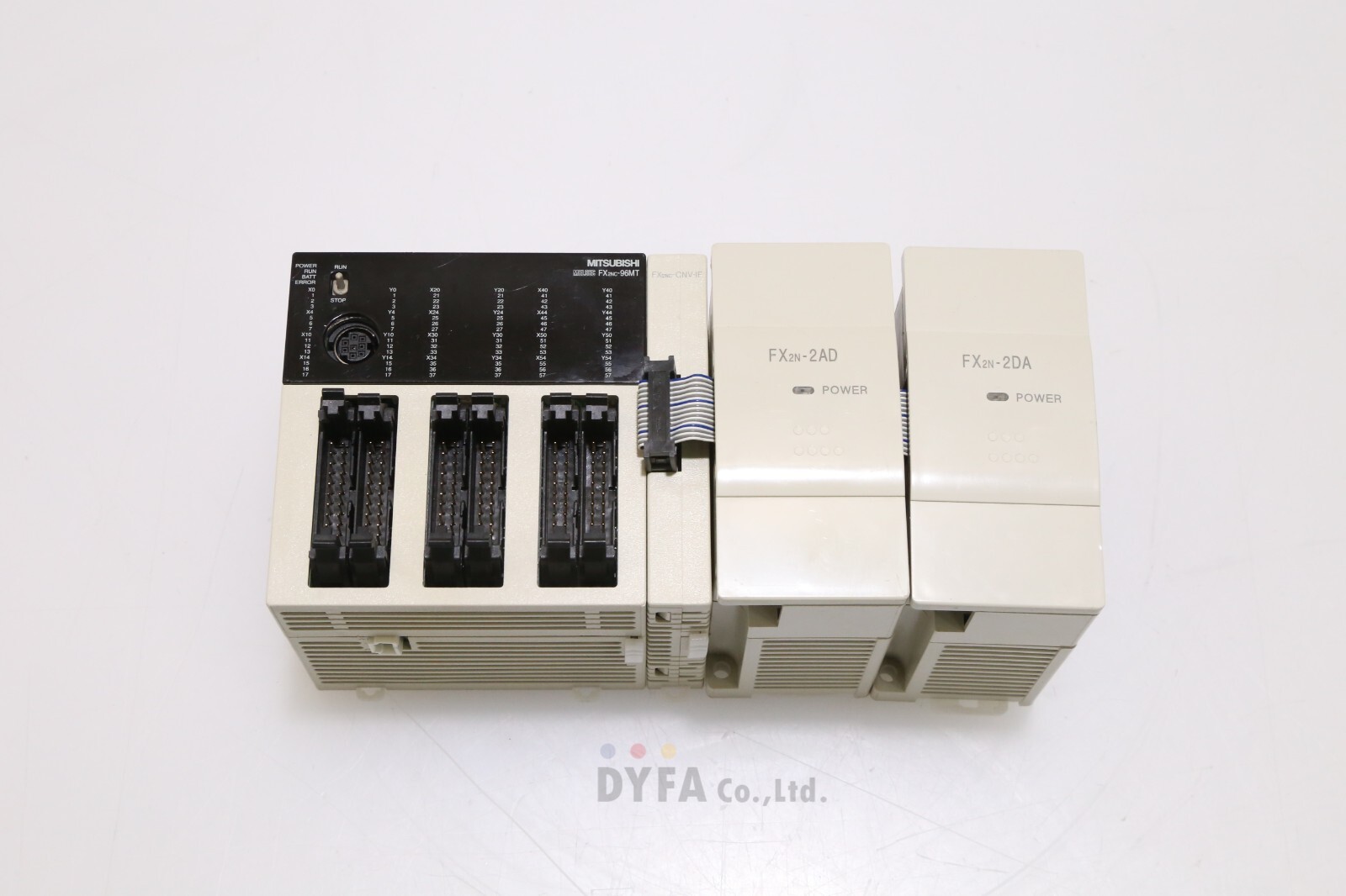 MITSUBISHI used FX2NC-96MT,FX2NC-CNV-IF,FX2N-2AD,FX2N-2DA PLC-I- 2119=9T47