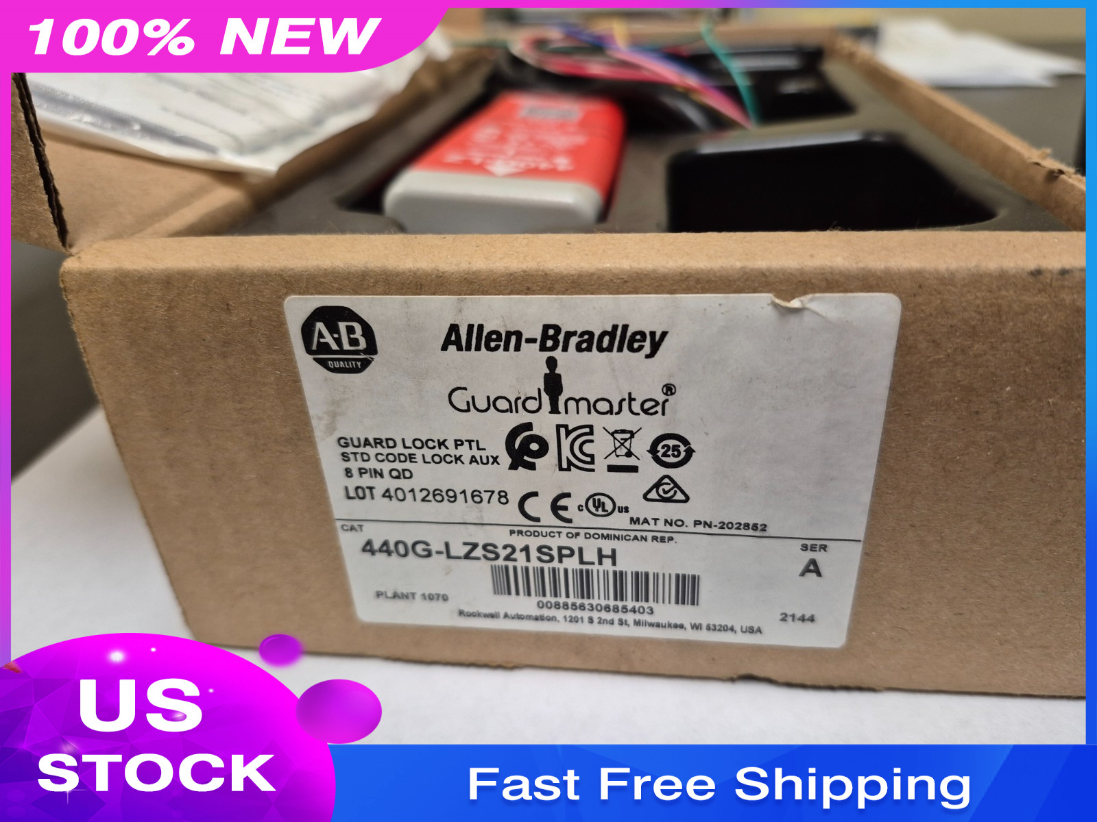 440G-LZS21SPLH Allen Bradley Guard Locking Switch