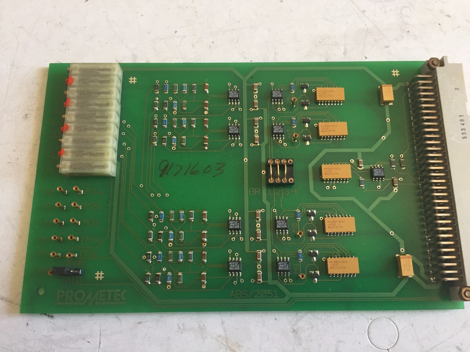 PROMETEC ABS/2051 PCB CARD BOARD,AE,SV,EV