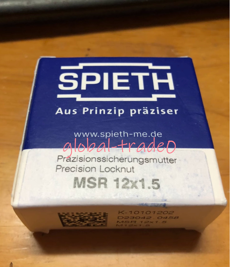 SPIETH MSR12X1.5 Brand New Lock Nut SPIETH MSR12X1.5
