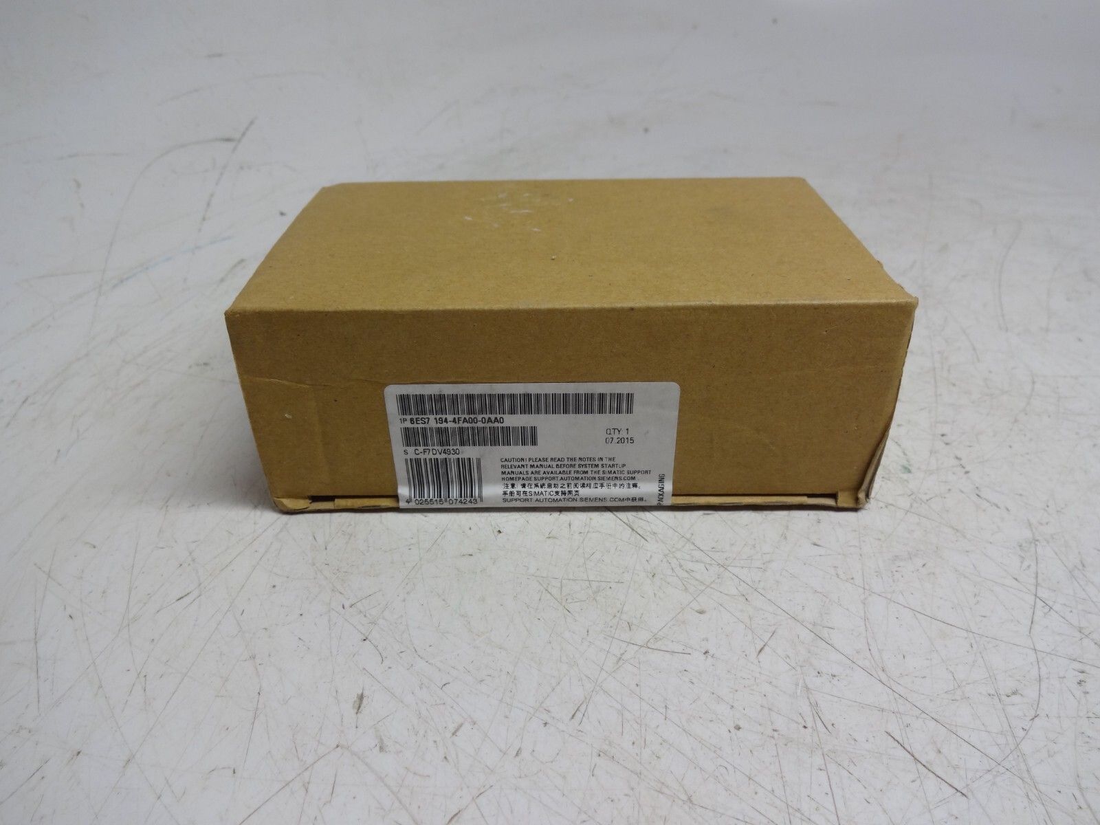 New Siemens SIMATIC 6ES71944FA000AA0 ET 200PRO 6ES7 194-4FA00-0AA0 Sealed
