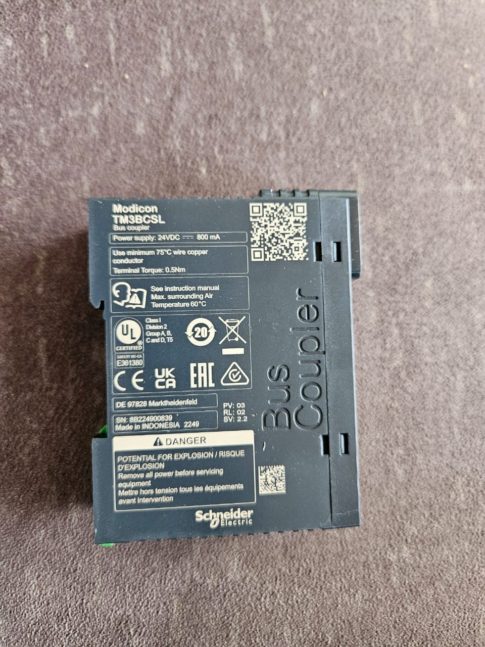 Schneider Electric Modicon TM3BCSL Bus Coupler Module