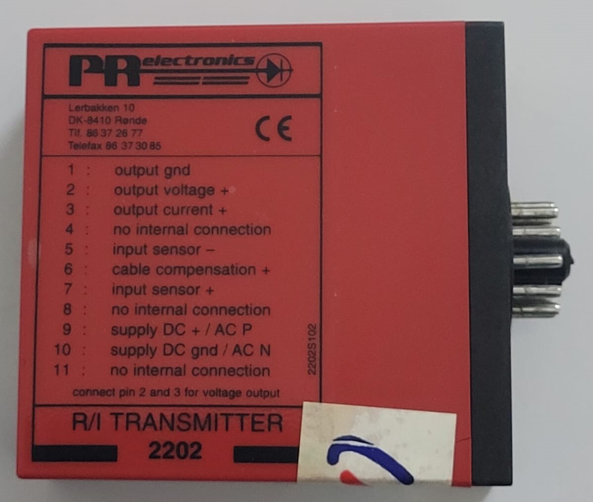PR ELECTRONICS 2202 R/I TRANSMITTER FREE SHIPPING