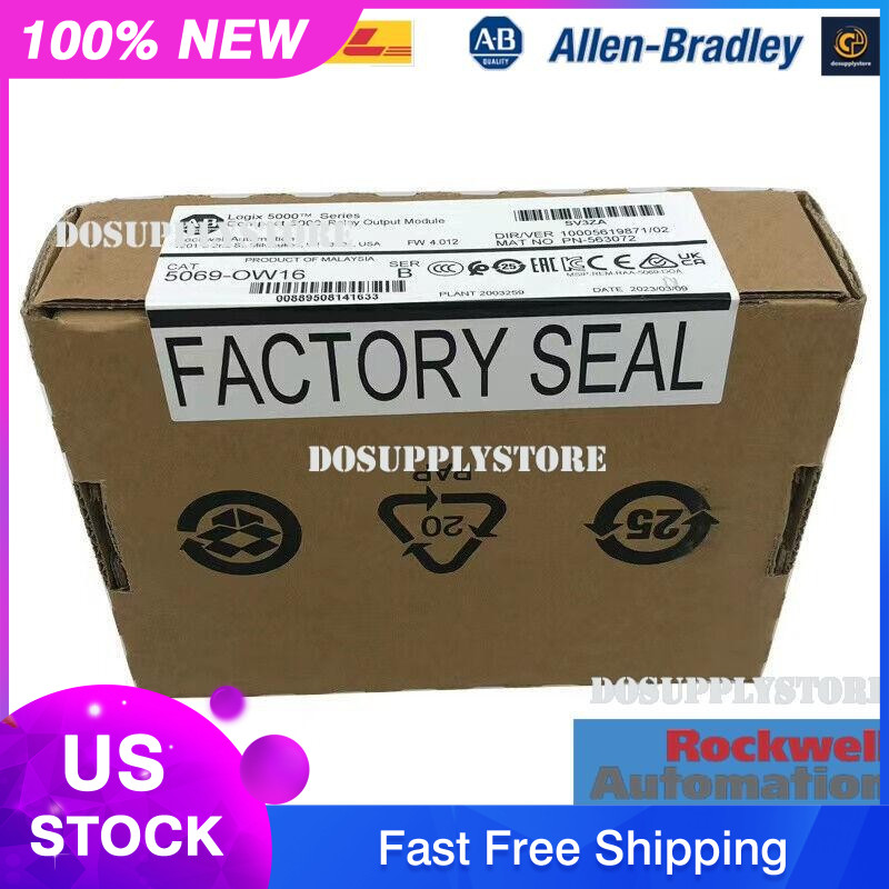 New Allen-Bradley 5069-OW16 Compact 5000 Relay Output Module 5069OW16 Sealed
