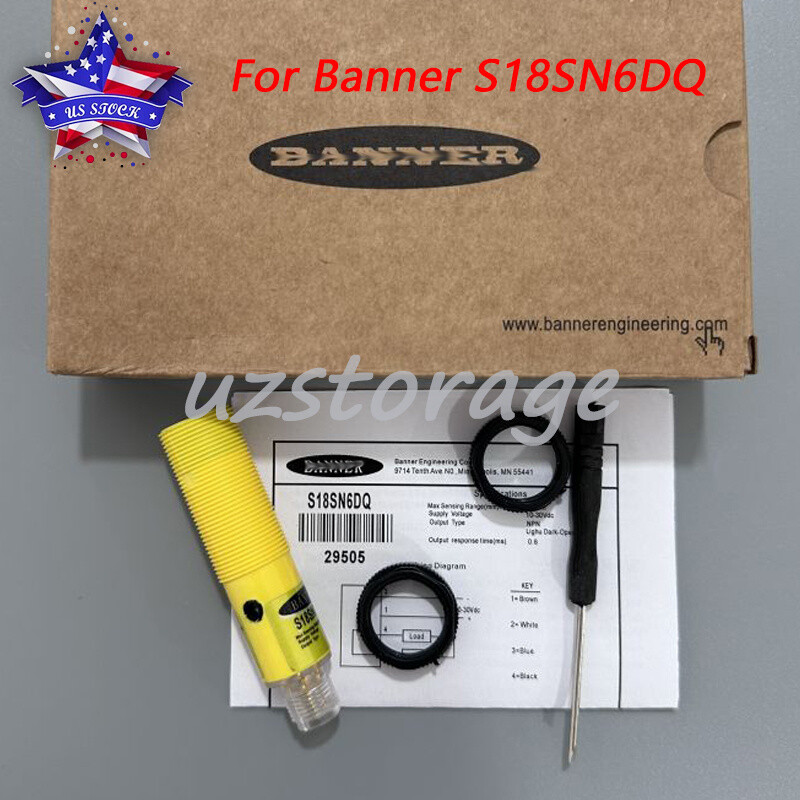 NEW In Box Photoelectric switch sensor For Banner S18SN6DQ 10-30VDC NPN