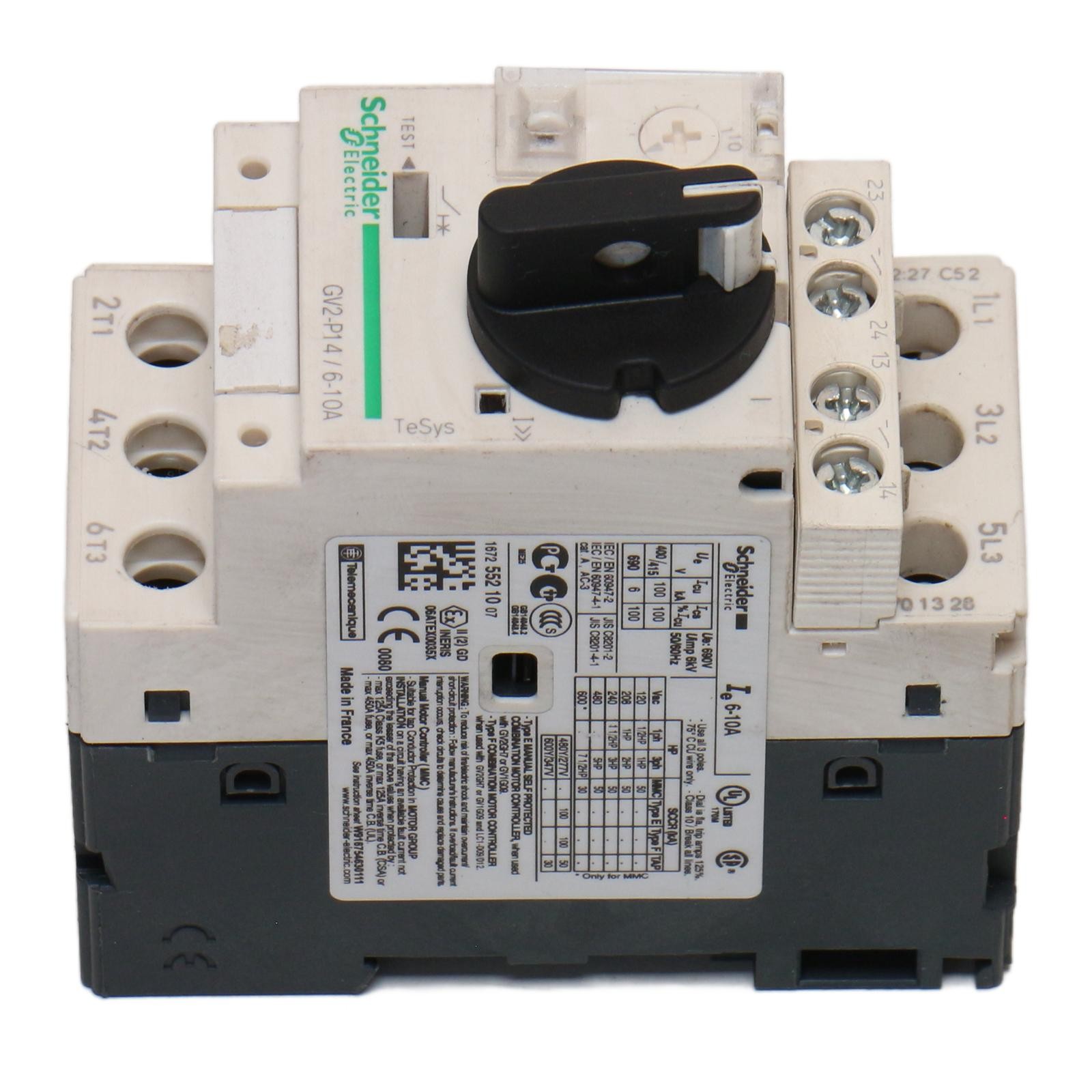 GV2P14/6-10A SCHNEIDER ELECTRIC, GV2P14/6-10A Schneider Electric ……………