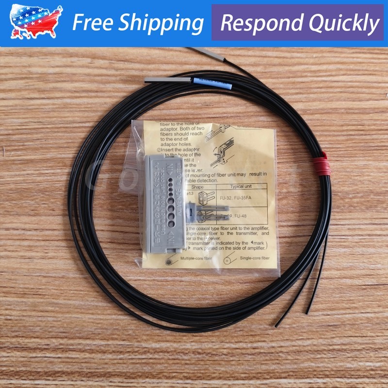NEW Photoelectric Fiber Optic Sensor Amplifier Switch FU18M For Keyence FU-18M