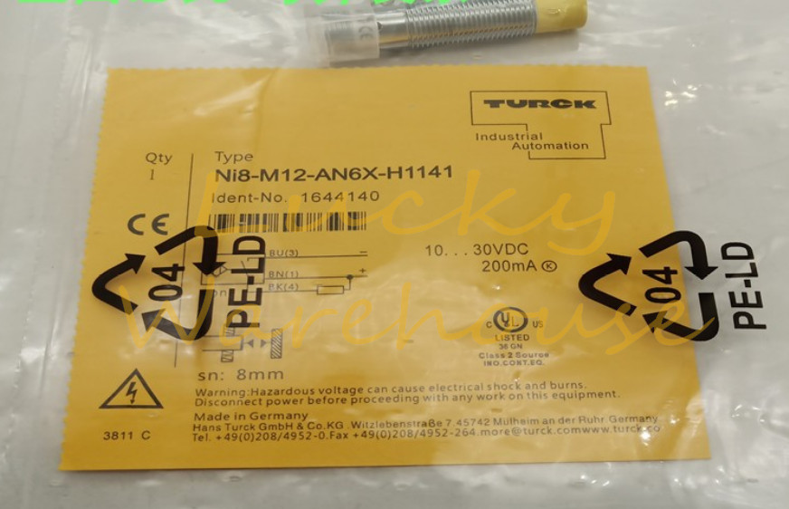 New One Turck NI8U-M12-AN6X-H1141 Proximity Switch Sensor Free Shipping