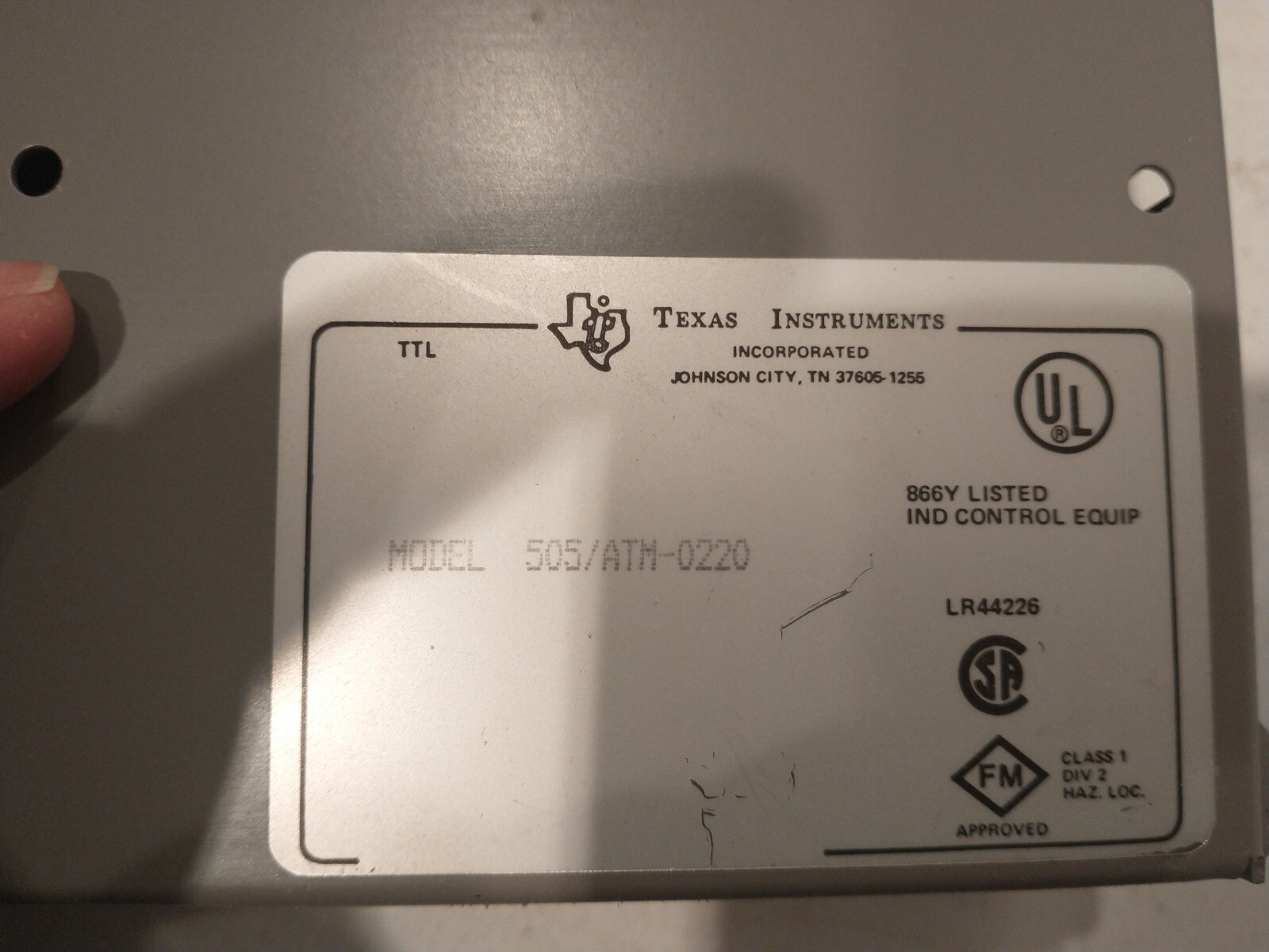 SIEMENS / TI 505-ATM-0220 PROCESSOR MODULE 505ATM0220