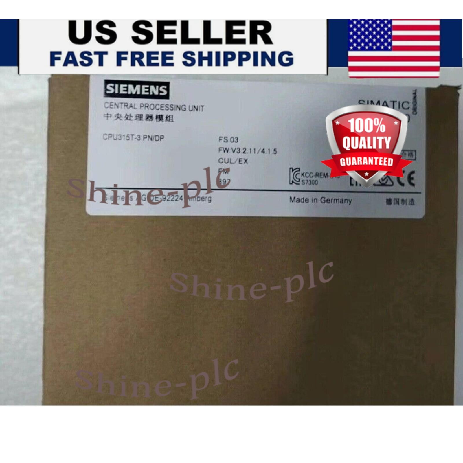 New Siemens 6ES7315-7TJ10-0AB0 S7-300 CPU 315T-3 PN/DP 6ES7 315-7TJ10-0AB0