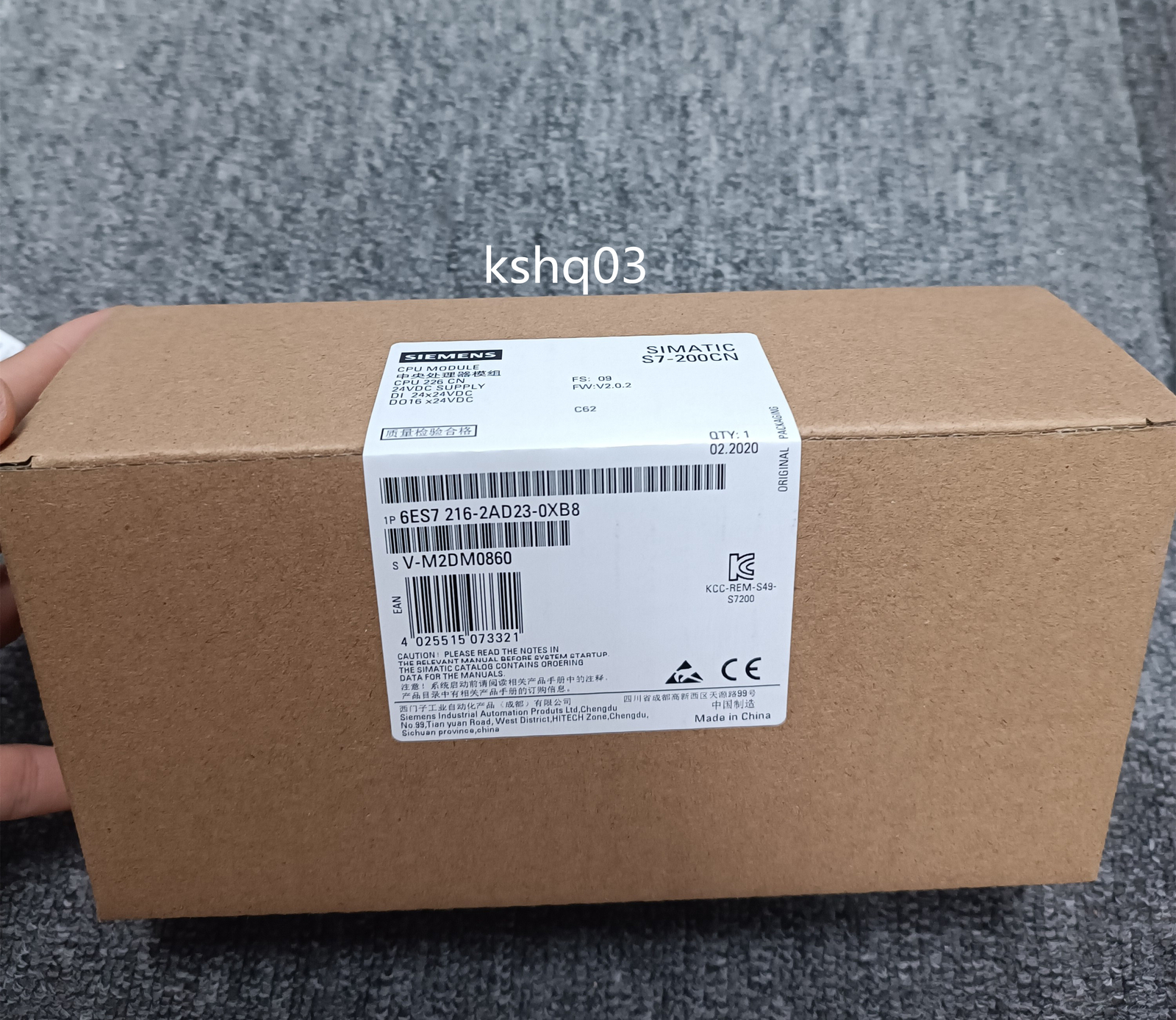 1pc new Siemens 6ES7 216-2AD23-0XB8 6ES7216-2AD23-0XB8 fast delivery