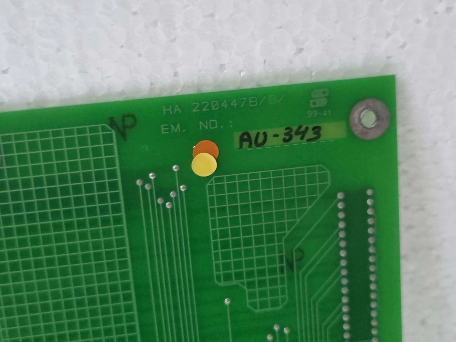 NOR CONTROL NN-1008.3 OPERATOR PANEL HA 220447B/B Ser.No. S.9398 used Tested Ok
