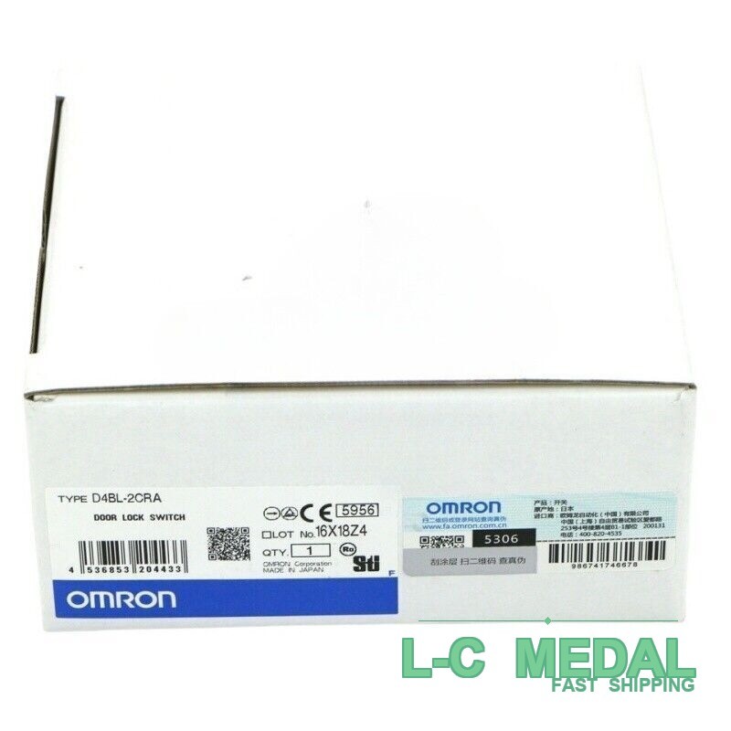 New 1PC Omron D4BL-2CRA Guard Lock Safety Door Switch D4BL2CRA Quality Assurance