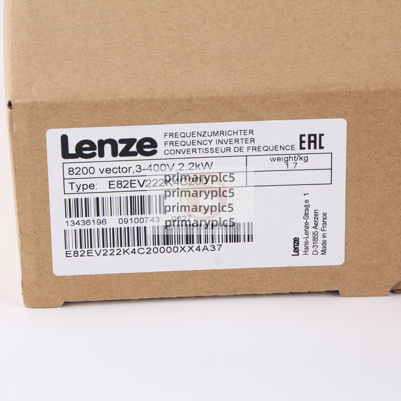 1PCS LENZE Frequency Inverter E82EV222K4C200 E82EV222_4C200 NEW