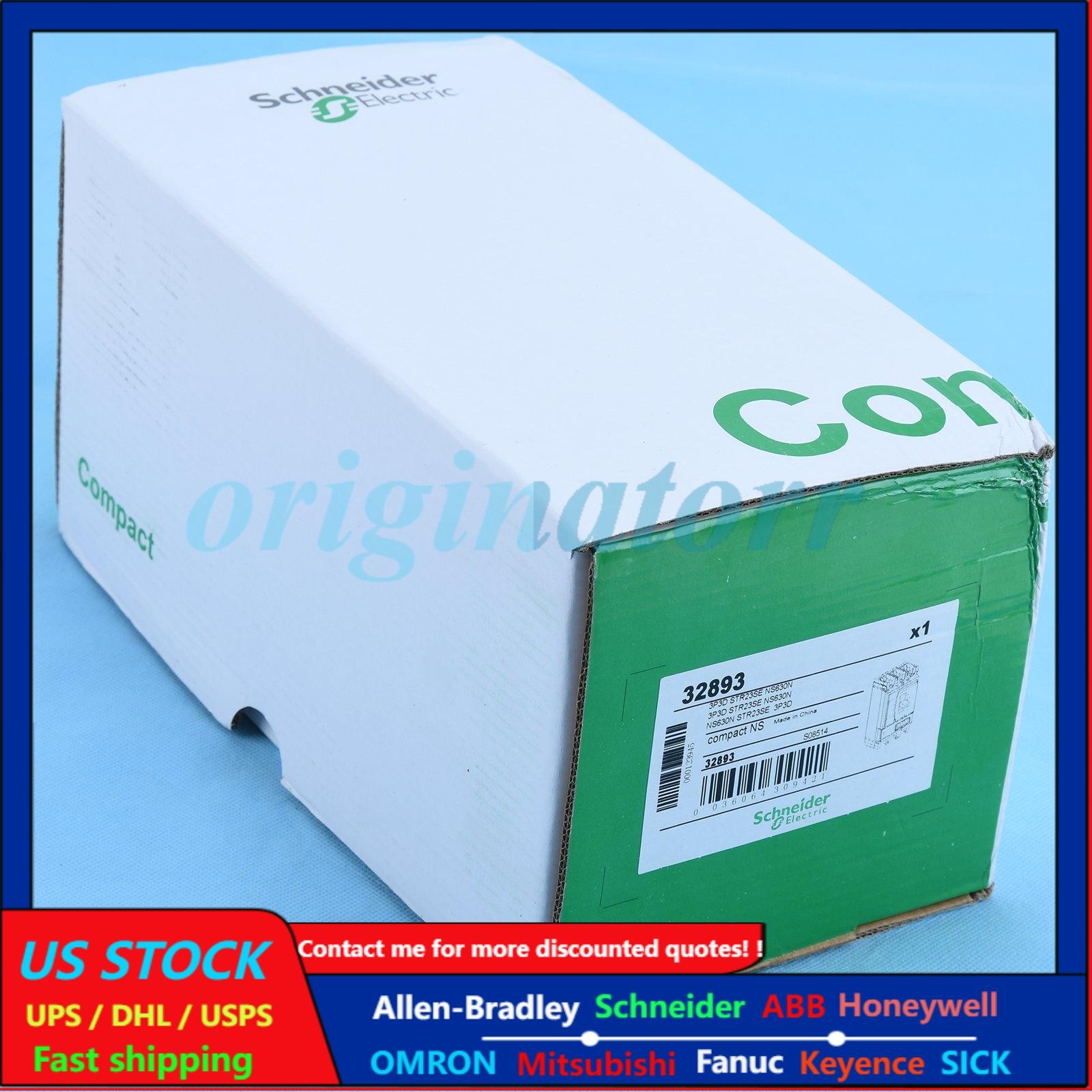 IPC New Schneider NS630N 3P 630A STR23SE Breaker Expedited Shipping